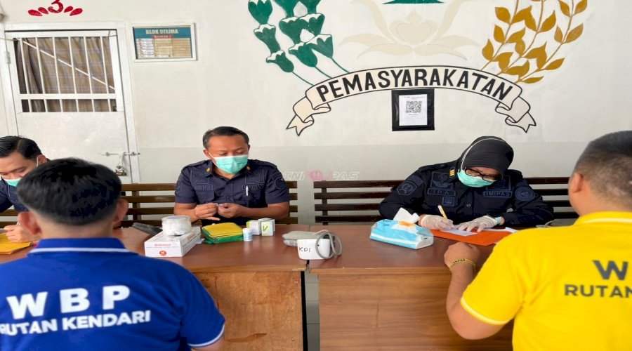 Klinik Rutan Kendari Hadir Langsung di Blok Hunian, Berikan Pelayanan Kesehatan untuk Warga Binaan