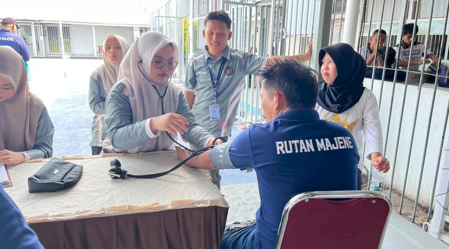 Periksa Kesehatan Warga Binaan, Rutan Majene Kembali Laksanakan SIAMASEI secara Responsif dan Berkelanjutan