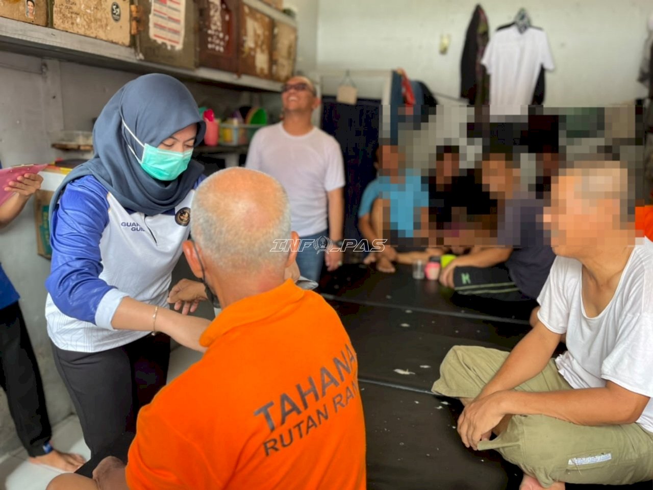 Sapa Kasih Jemput Bola Kesehatan, Rutan Rantau Layani Warga Binaan di Blok Hunian