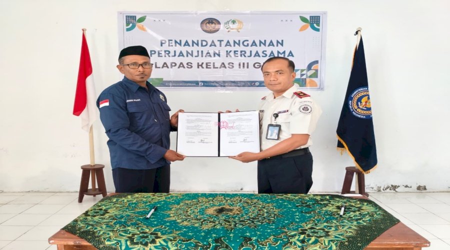 Tingkatkan Kualitas Pembinaan Kerohanian Warga Binaan, Lapas Geser Sepakati PKS dengan STAI Seram Timur