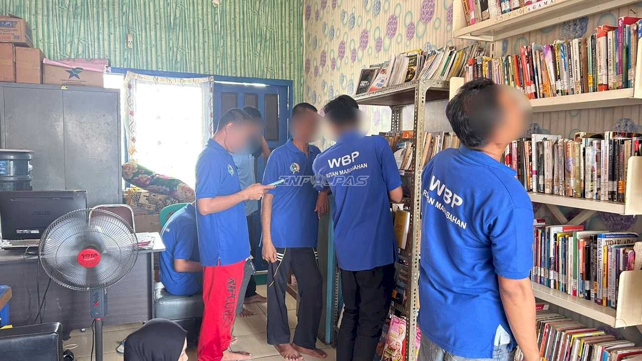 Dukung Proses Perubahan Diri, Rutan Marabahan Optimalkan Peran Perpustakaan