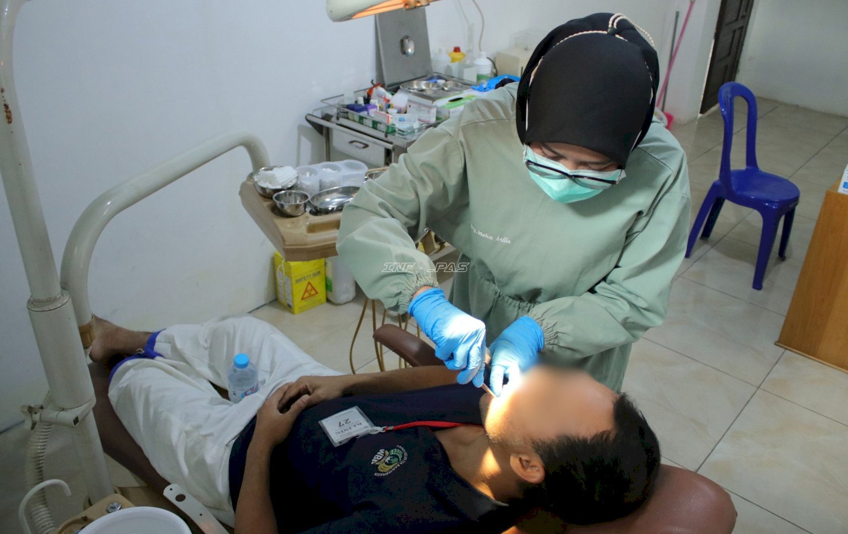 Klinik Lapas Banjarmasin Beri Layanan Pemeriksaan dan Perawatan Gigi Warga Binaan