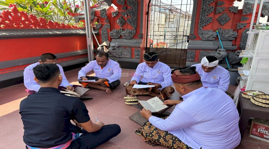Menuju Jalan Dharma, Warga Binaan Hindu Lapas Luwuk Ikuti Bimbingan Kerohanian