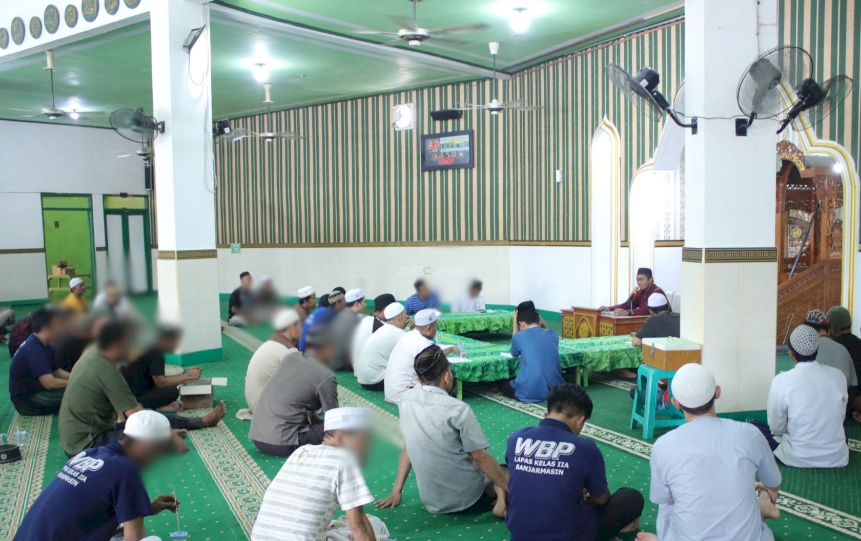 Kajian Islam Senin Pagi, Warga Binaan Lapas Banjarmasin Dalami Makna Rida Allah