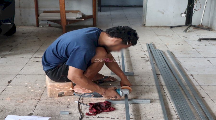 Lapas Ambon Terima Pesanan Pagar Besi, Bukti Produktivitas dan Keahlian Vokasi di Bengkel Kerja