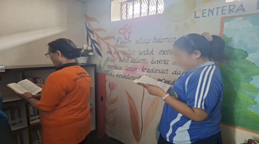 Perpustakaan Lentera Literasi Beta Puan Hadirkan Inspirasi Baru bagi Warga Binaan Lapas Perempuan Ambon 