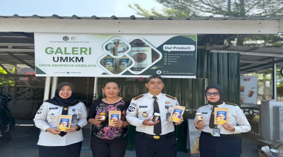 Berdayakan UMKM, Griya Abipraya Kabelota Bapas Palu Wadah Unjuk Karya Klien Pemasyarakatan