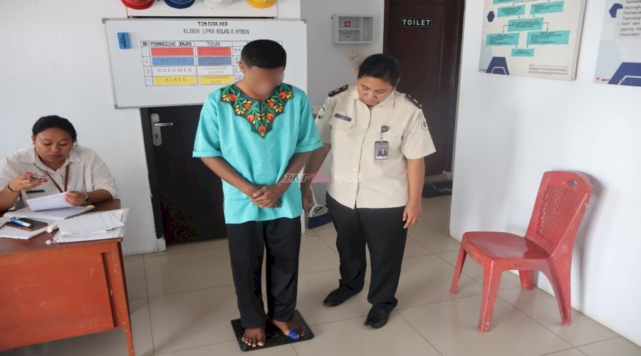 LPKA Ambon Hadirkan Pemeriksaan Kesehatan bagi Anak Binaan dan Keluarga