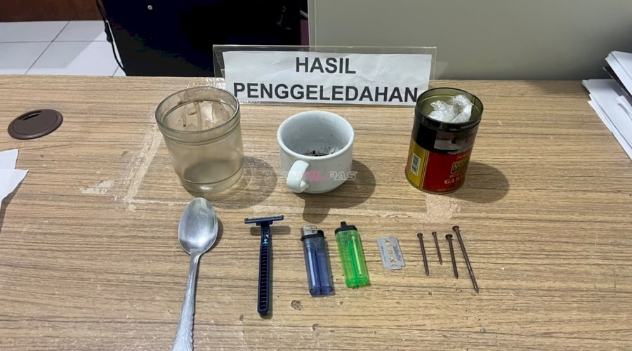 Deteksi Dini Gangguan Kamtib, Lapas Piru Laksanakan Razia Kamar Hunian