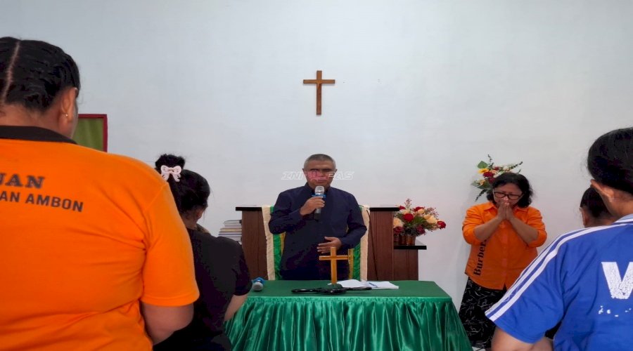 Tanamkan Nilai Kehidupan Positif, Lapas Perempuan Ambon Bina Kepribadian Warga Binaan Kristen