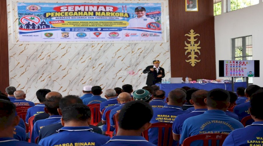 Lapas Ambon dan YKDP Gelar Seminar Pencegahan Narkoba bagi Warga Binaan
