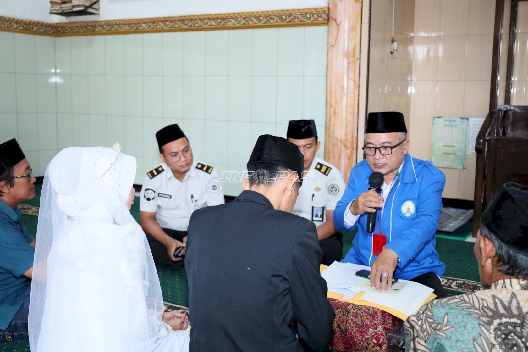Gandeng KUA Kranggan, Lapas Mojokerto Fasilitasi Akad Nikah Dua Warga Binaan