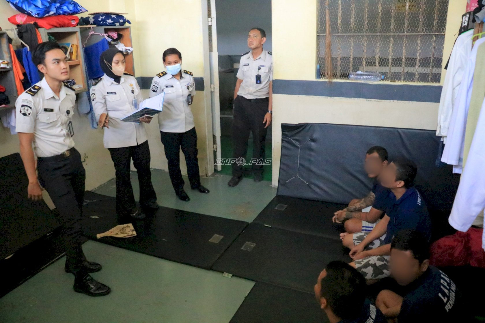 Cegah Gangguan Kamtib, KPLP Lapas Pemuda Madiun Inventarisasi Masalah di Blok Hunian