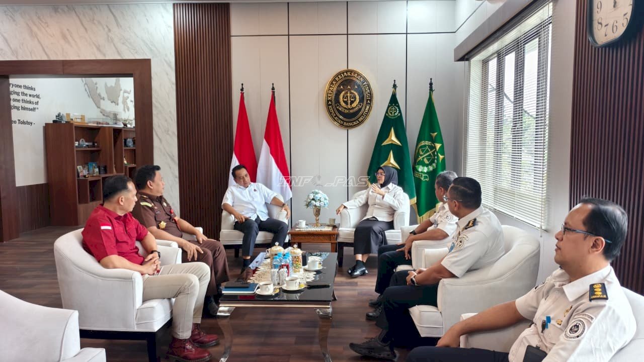 Kakanwil Ditjenpas Babel Silaturahmi ke Kejati, Bahas Koordinasi Penegakan Hukum dan Pemasyarakatan