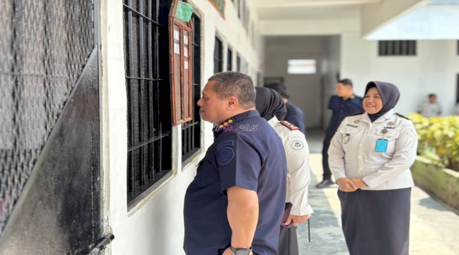Pastikan Sarpras Layak dan Aman, Kanwil Ditjenpas Sulbar Tinjau Langsung Fasilitas Lapas Perempuan Mamuju