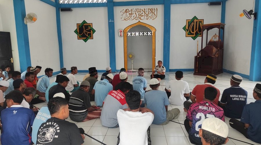 Lapas Piru Perkuat Pembinaan Kerohanian melalui Temu Sapa bersama Warga Binaan
