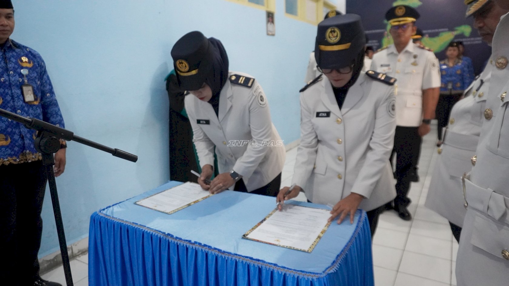 Kakanwil Ditjenpas Sulteng Lantik Dua Pejabat, Tegaskan Amanah Harus Diikuti Kinerja