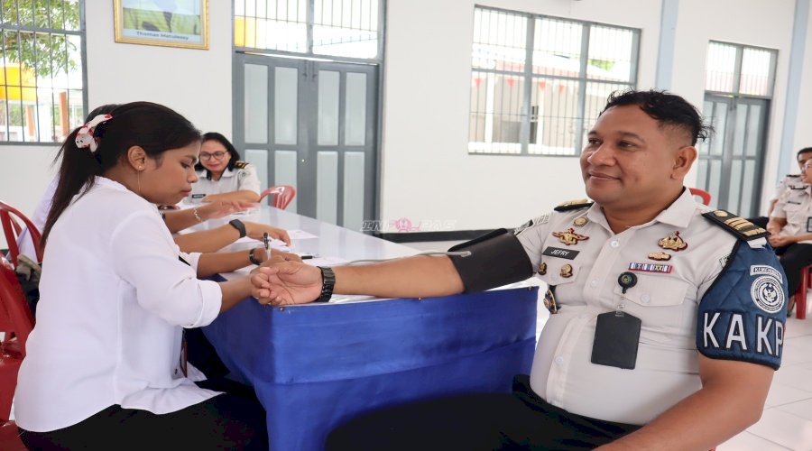 Lapas Ambon Gelar Cek Kesehatan, Deteksi Dini Wujudkan Petugas Sehat dan Produktif