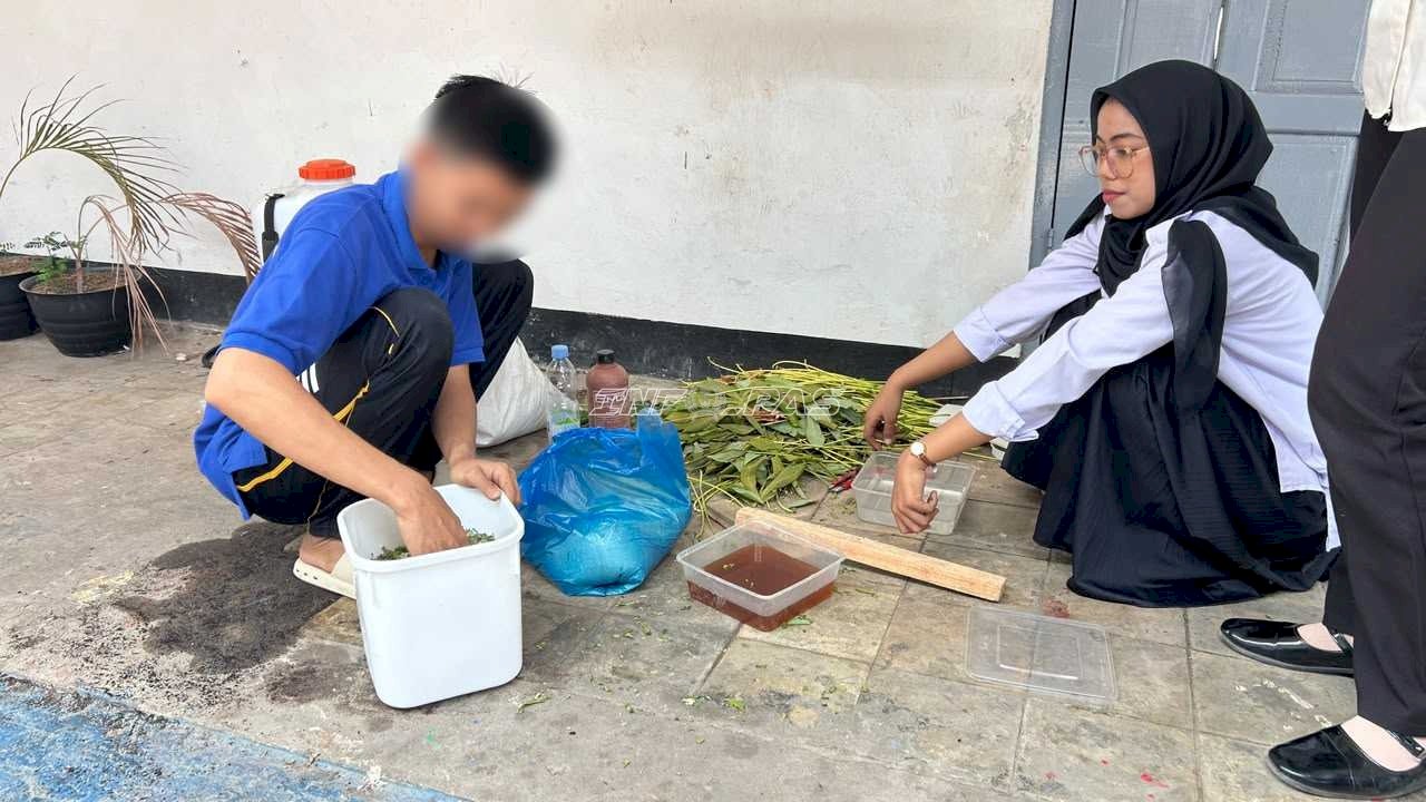 Olah Daun Singkong Jadi Pakan Fermentasi, Rutan Marabahan Asah Keterampilan Warga Binaan