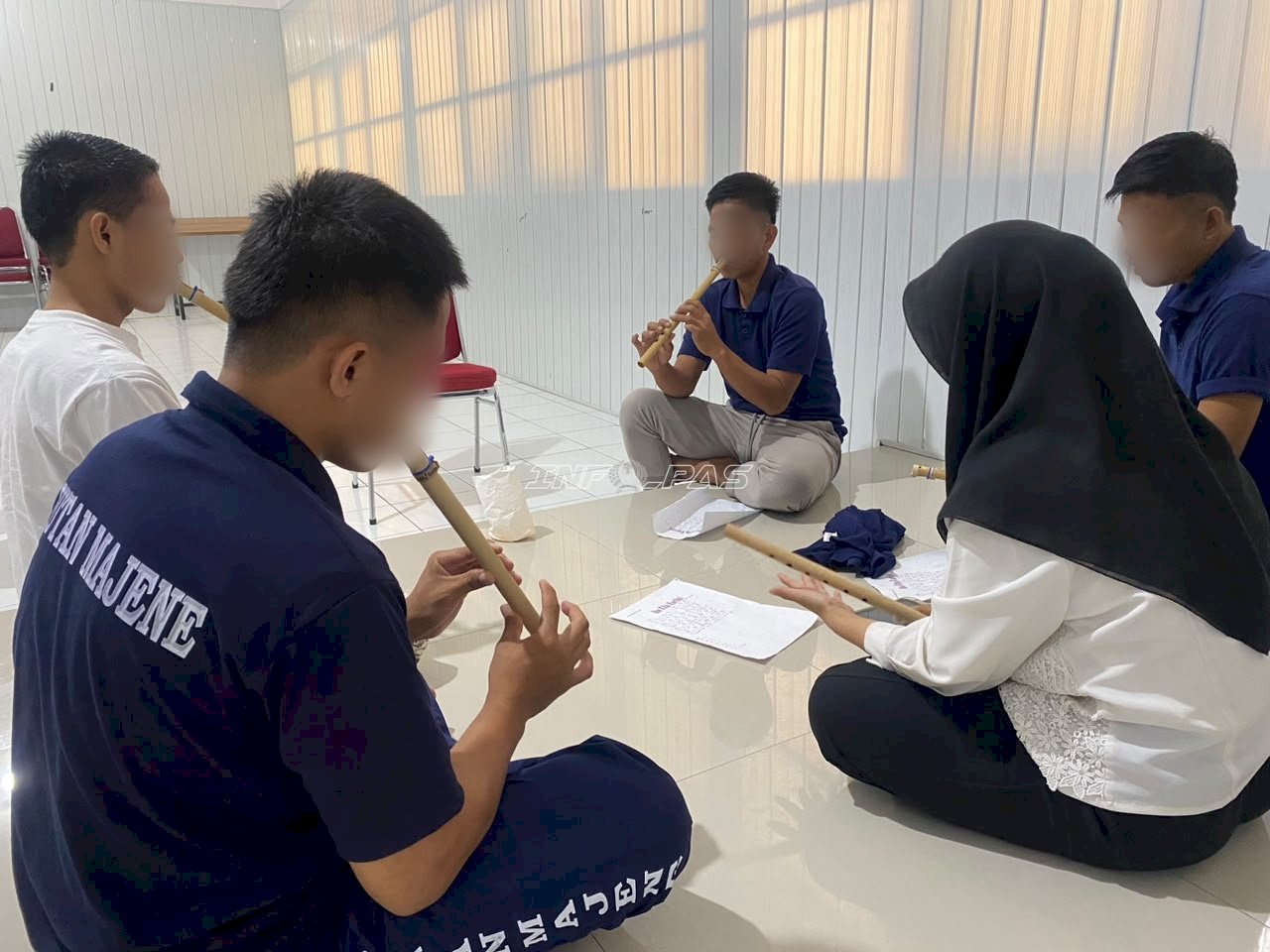 Rutan Majene Asah Kreativitas Warga Binaan lewat Kelas Seni Musik Suling