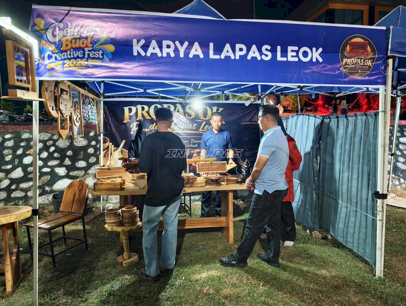 Lapas Leok Kenalkan Karya Warga Binaan di Gekrafs Buol Creative Fest 2026
