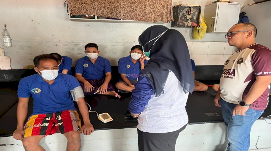 Jemput Bola Layanan Kesehatan, Rutan Rantau Pastikan Kondisi Warga Binaan Terpantau