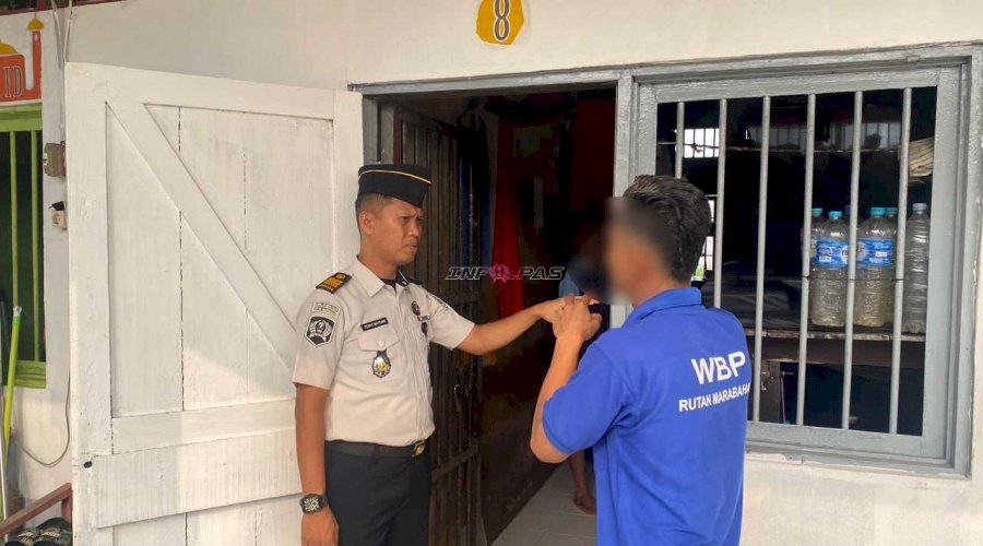 Rutan Marabahan Sambangi Blok B melalui SAPA KASIH, Perkuat Pengawasan dan Deteksi Dini 