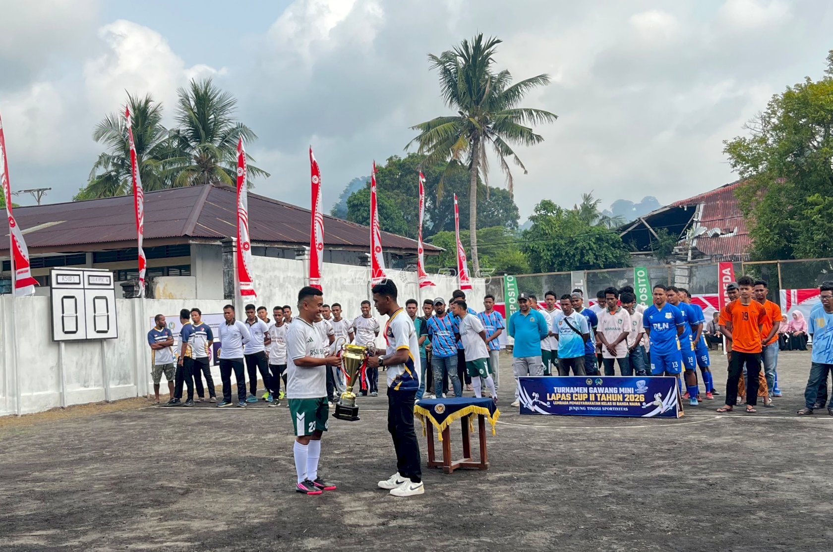 Lapas Bandanaira Gelar Turnamen Gawang Mini Sambut Hari Bakti Kemenimipas Ke-2