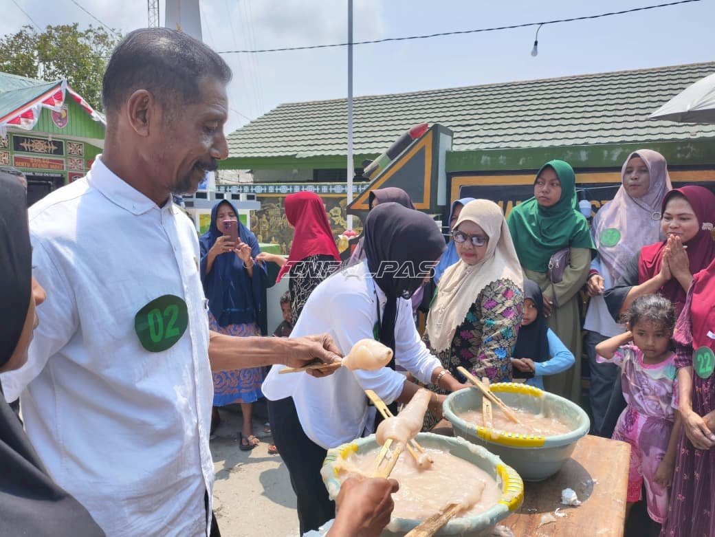 Lapas Geser Ikuti Lomba Bale Papeda Semarak HUT Ke-81 TNI
