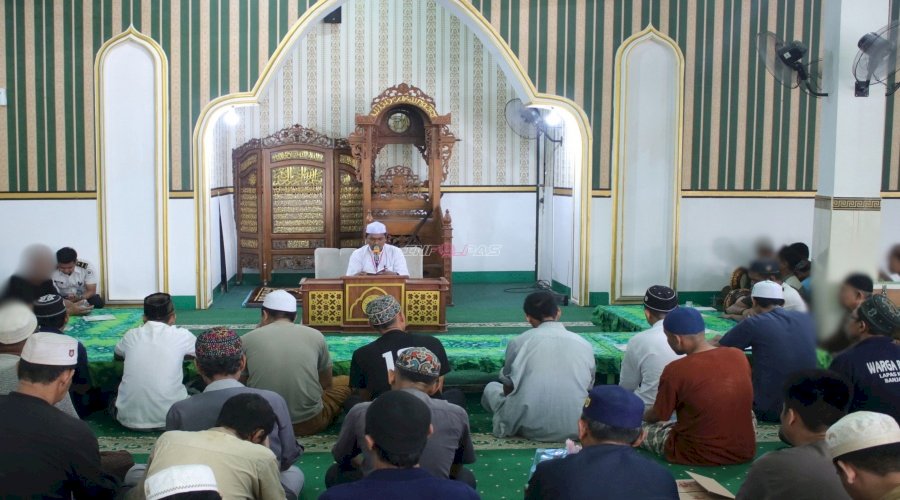 Warga Binaan Lapas Banjarmasin Perbaiki Diri lewat Majelis Taklim