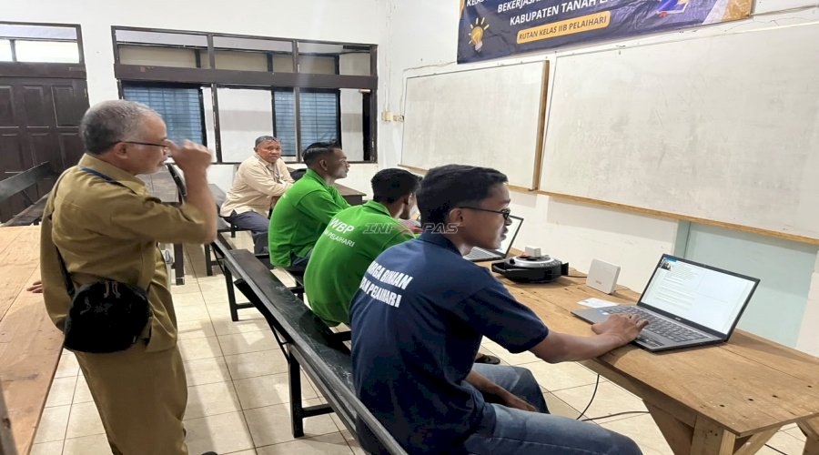 Tiga Warga Binaan Rutan Pelaihari Jalani Try Out Tes Kemampuan Akademik