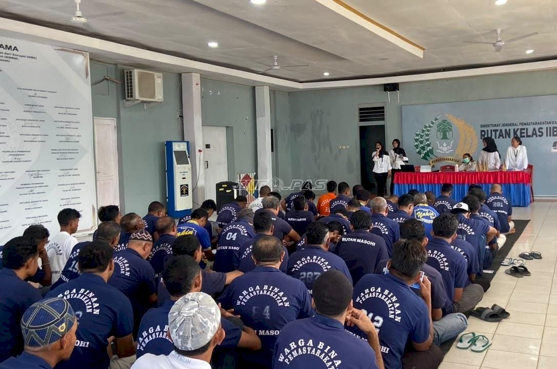 Rutan Masohi Edukasi Warga Binaan tentang Kesehatan Gigi dan Pencegahan Penyakit Menular