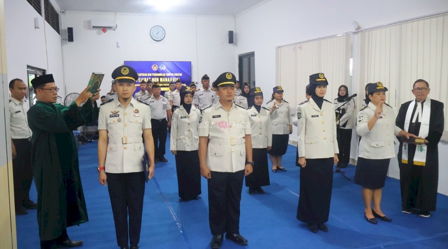 Pelantikan Pejabat Nonmanajerial Perkuat Layanan Pemasyarakatan Kalsel