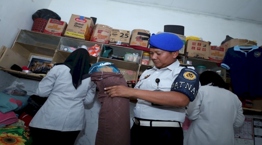 Lapas Mojokerto Gelar Razia Blok Perempuan, Pastikan Hunian Aman dan Tertib