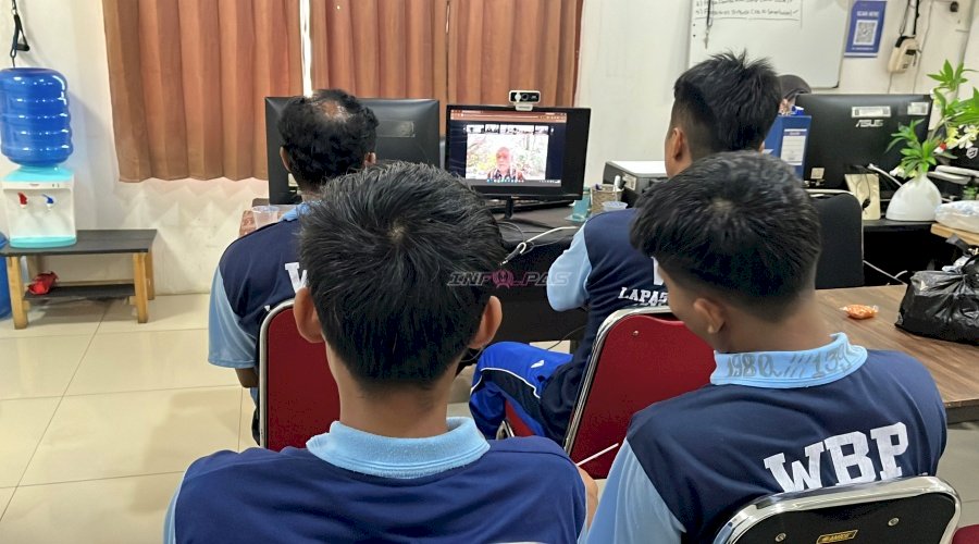 Lewat Ibadah Virtual, Iman Warga Binaan Lapas Batulicin Tetap Bertumbuh dalam Pembinaan