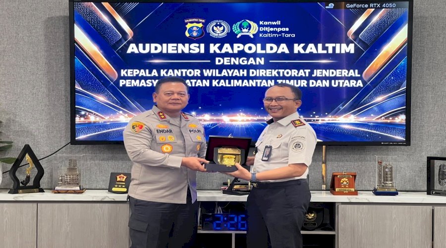 Kanwil Ditjenpas Kaltim Perkuat Koordinasi dengan Polda Kaltim