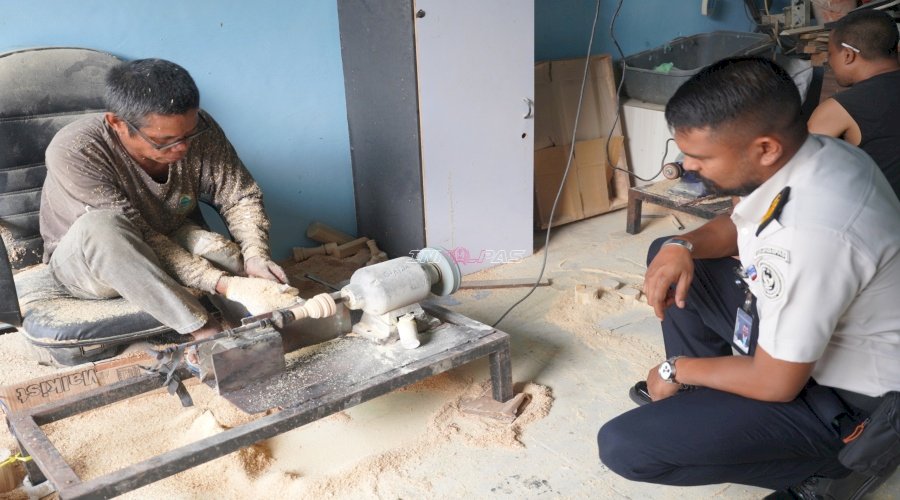 Tekuni Pembuatan Catur, Warga Binaan Lapas Narkotika Karang Intan Asah Keterampilan dan Kemandirian