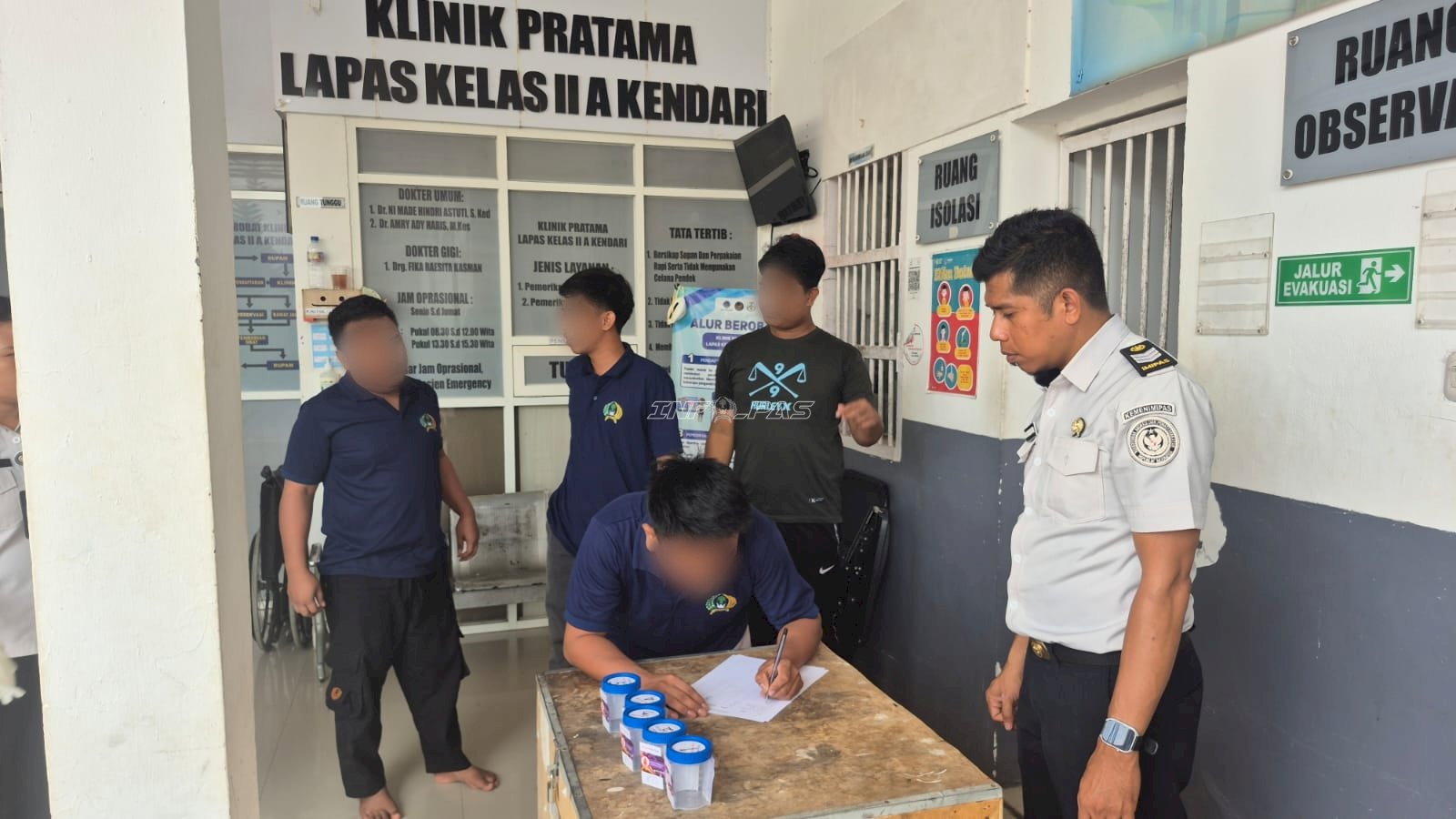 Deteksi Dini Penyalahgunaan Narkoba, Lapas Kendari Rutin Tes Urine Warga Binaan