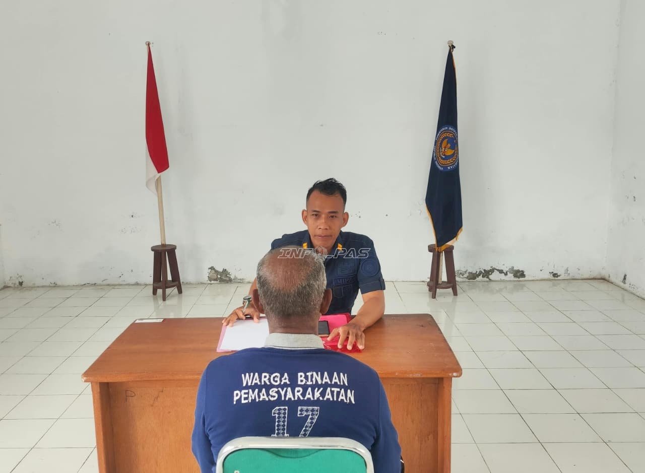 Lapas Geser Gandeng Bapas Ambon Fasilitasi Litmas Awal Dua Warga Binaan