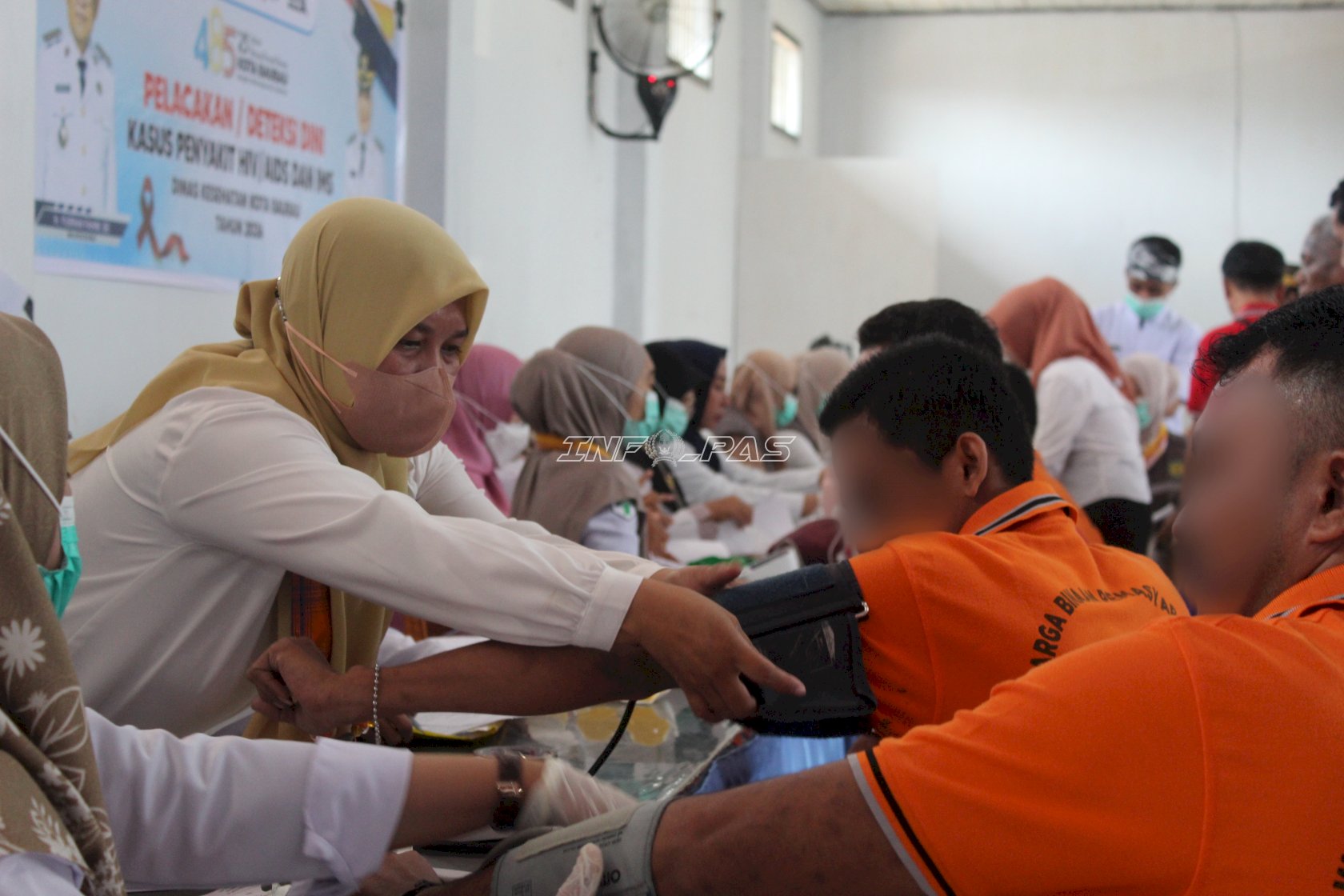 Lapas Baubau Gelar CKG, Layani 574 Warga Binaan, Petugas, dan Masyarakat