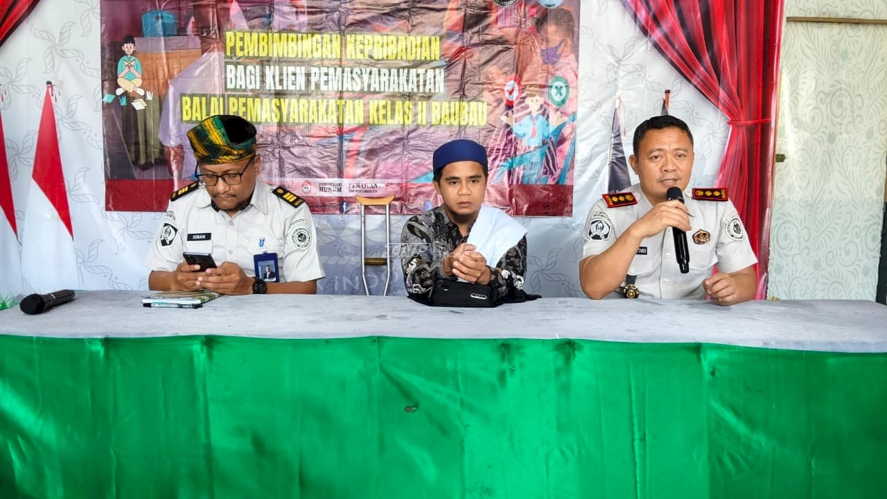 Bapas Baubau Gelar Pembimbingan Kepribadian, Dorong Penguatan Spiritual Klien
