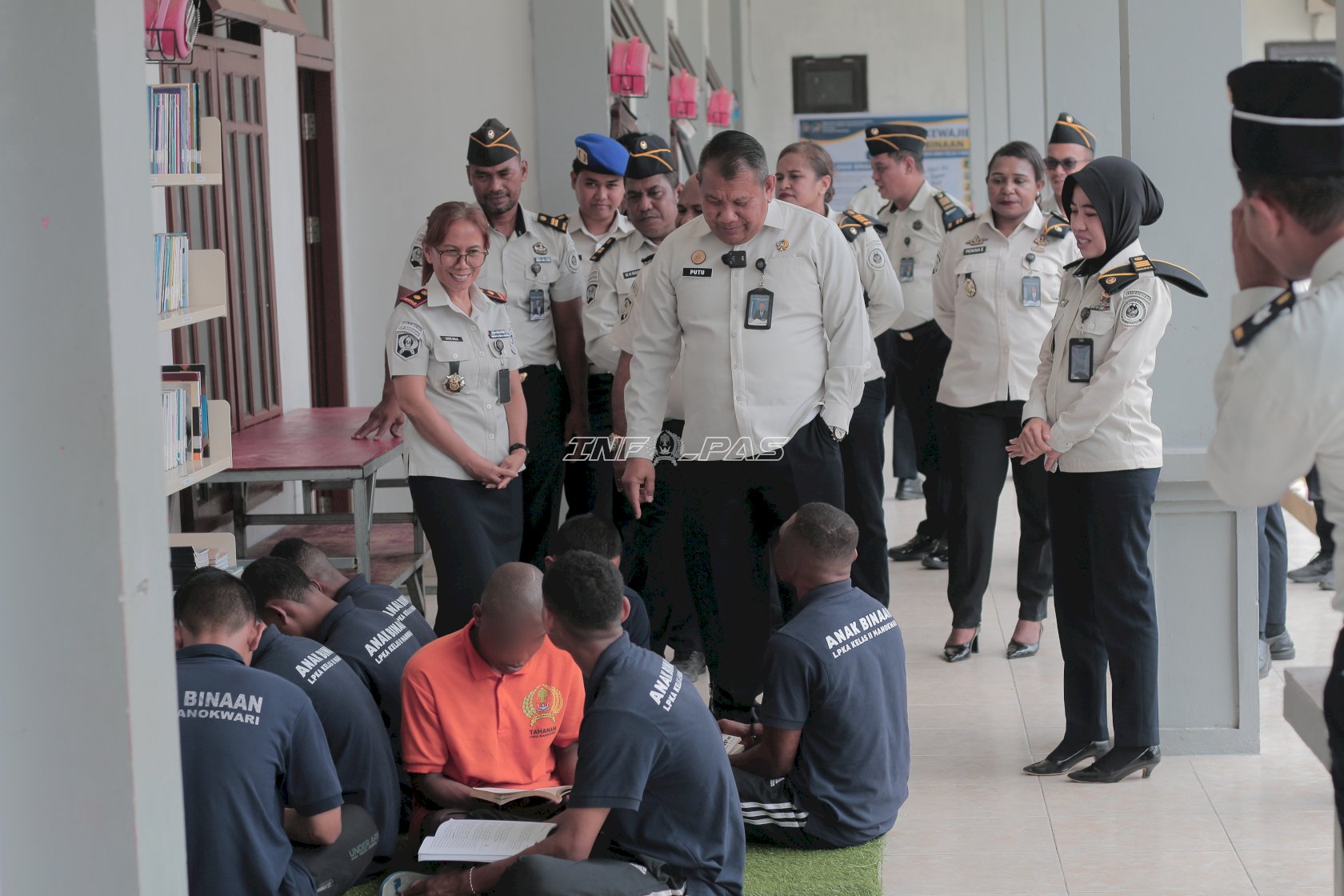 Kakanwil Ditjenpas Papua Barat Tinjau Sarpras dan Audiensi dengan Anak Binaan LPKA Manokwari