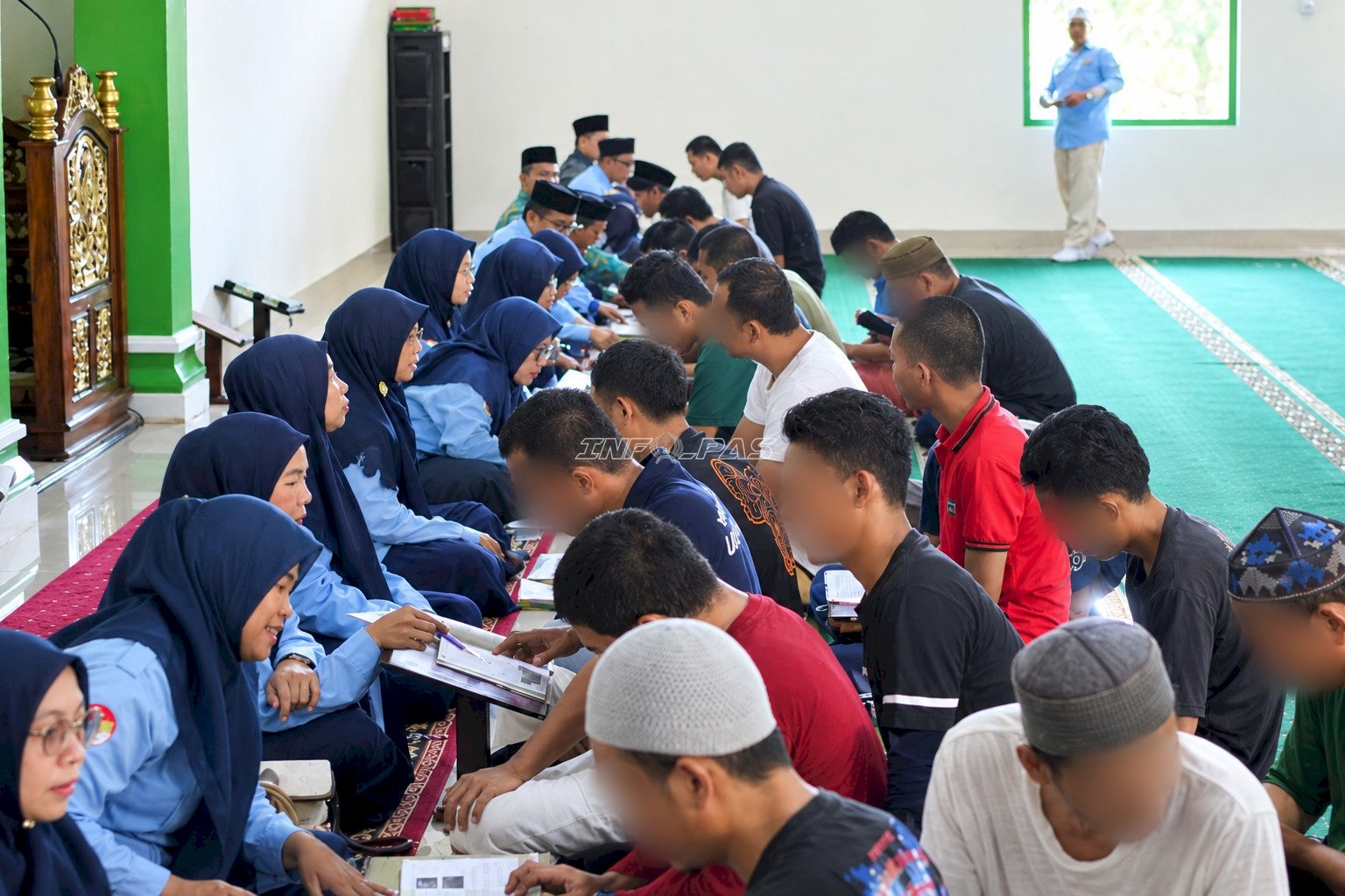 Perkuat Iman dan Takwa, Warga Binaan Lapas Takalar Rutin Belajar Baca Al-Qur’an