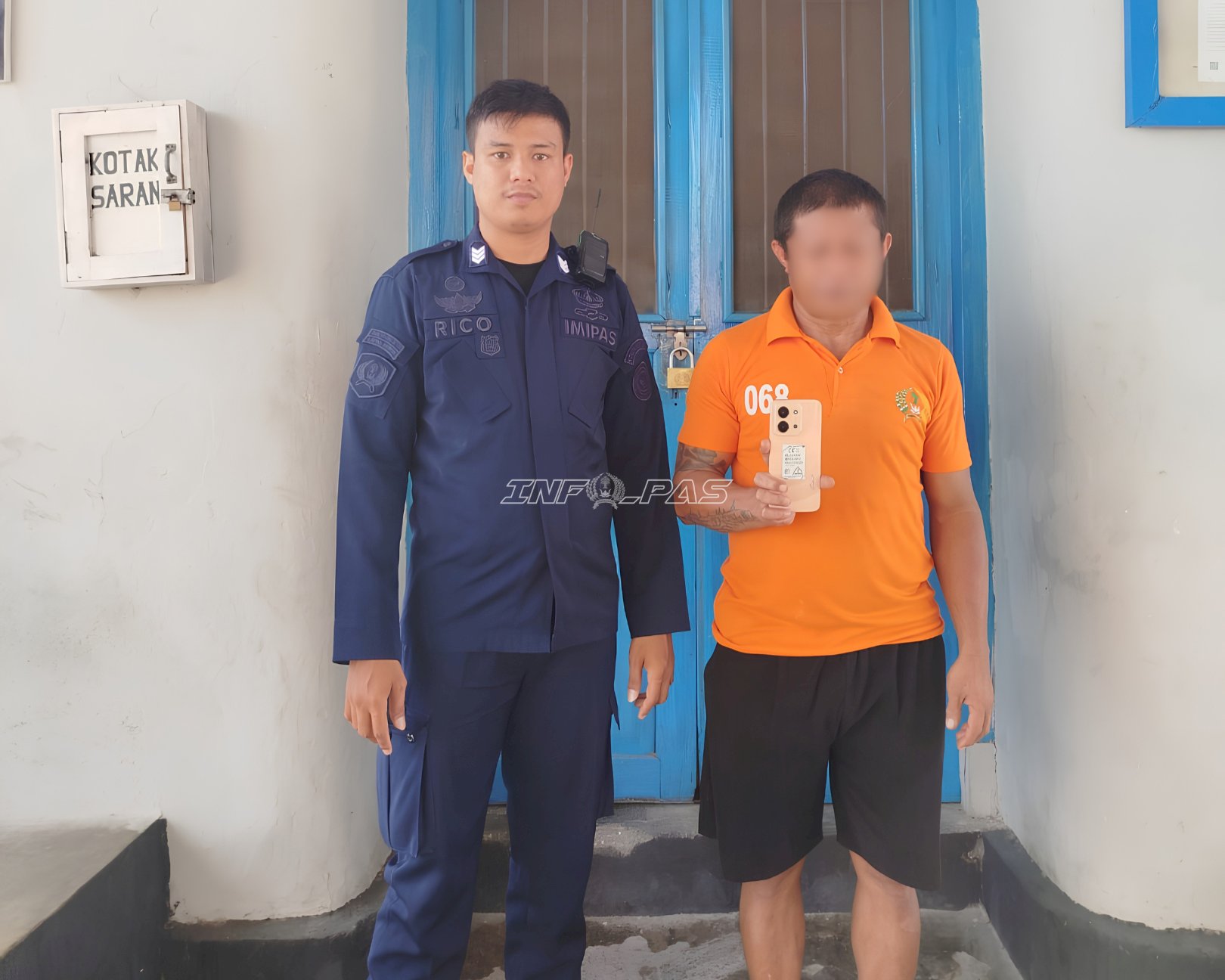 Kontrol Keliling, Petugas Lapas Luwuk Amankan Handphone Ilegal