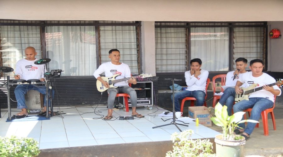 Lewat Rawana Band, Musik Jadi Ruang Berkarya Warga Binaan Rutan Pelaihari 