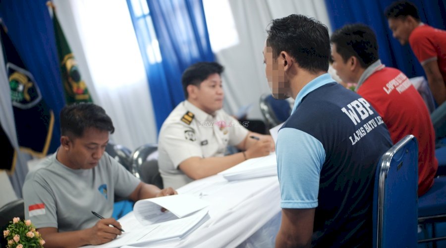 Sebanyak 38 Warga Binaan Lapas Batulicin Jalani Skrining Rehabilitasi dan Re-Edukasi Berbasis Ketahanan Pangan