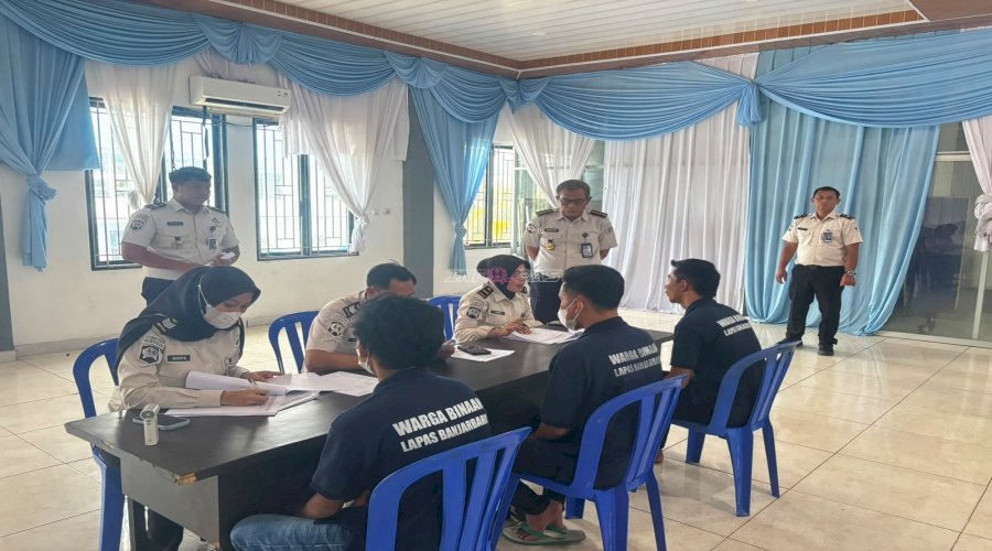 Lapas Banjarbaru Gelar Asesmen 15 Warga Binaan untuk Program Rehabilitasi dan Re-Edukasi Nasional