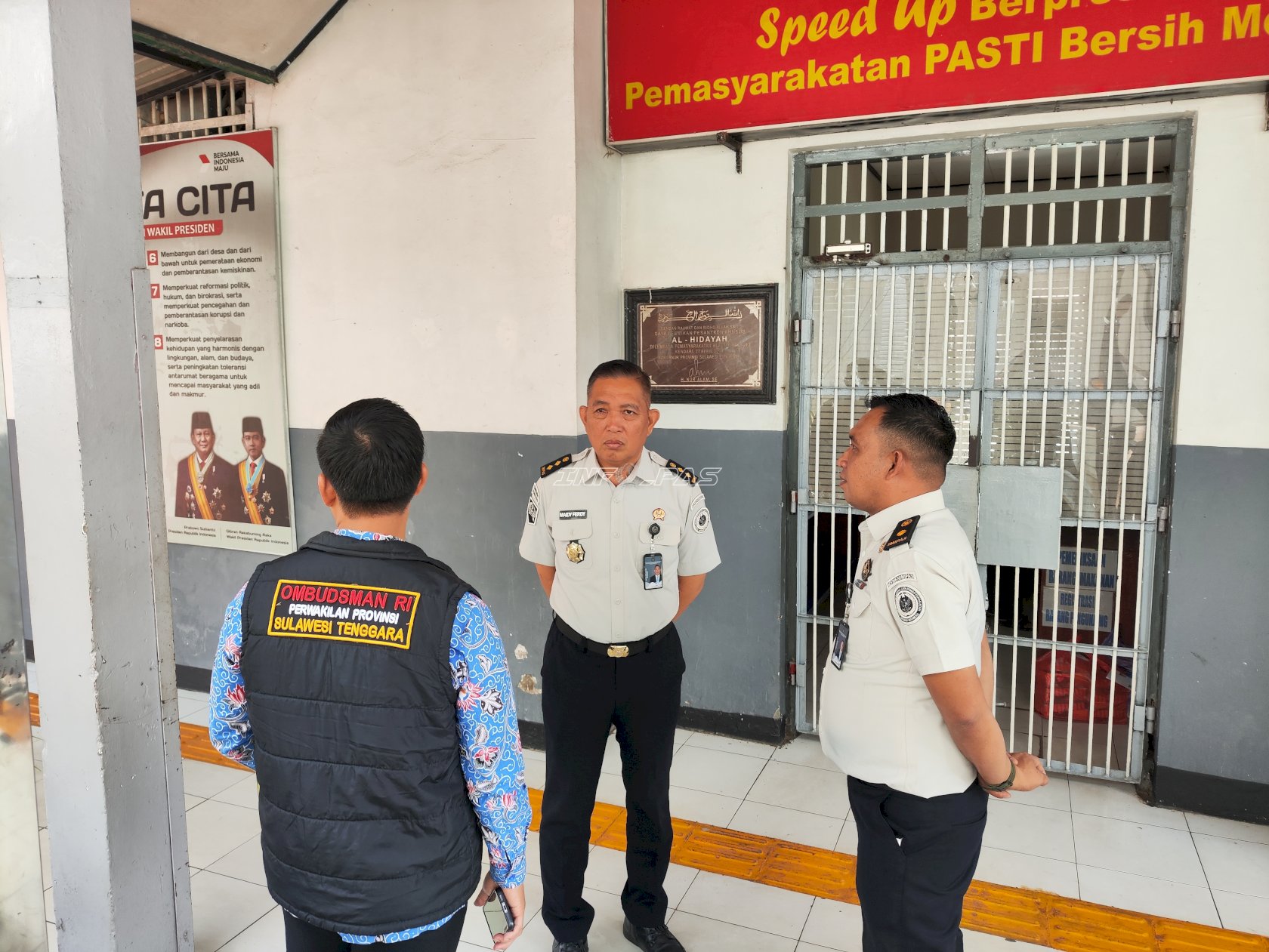 Cegah Maladministrasi, Lapas Kendari Jalani Penilaian Ombudsman RI