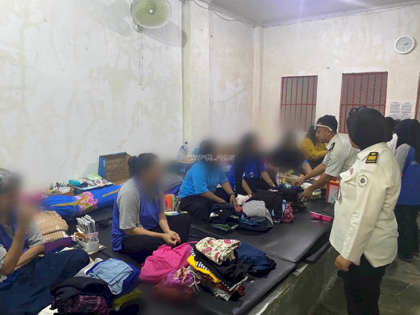 Lapas Perempuan Ambon Gelar Penggeledahan Rutin, Cegah Gangguan Kamtib