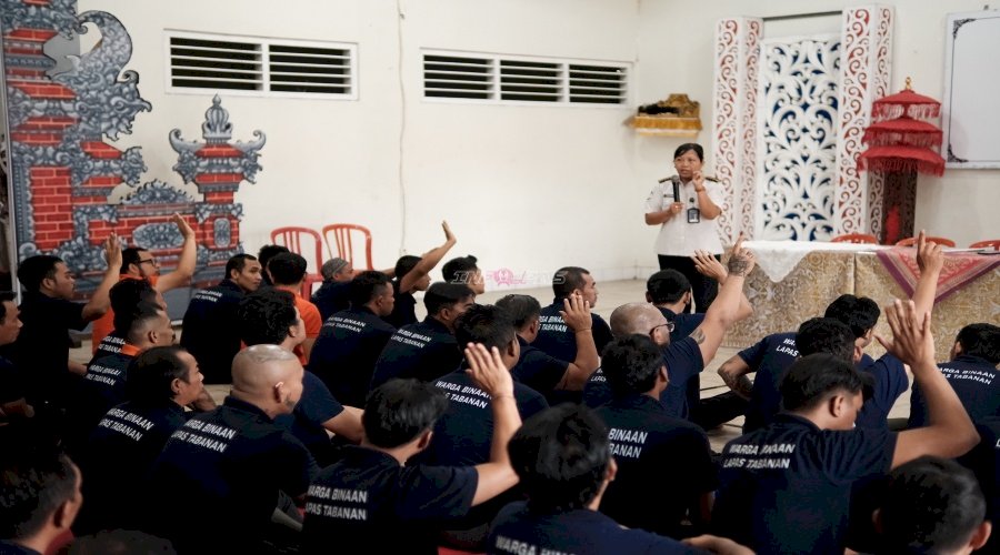 Penuhi Hak Kesehatan, Lapas Tabanan Fasilitasi Layanan BPJS Keliling